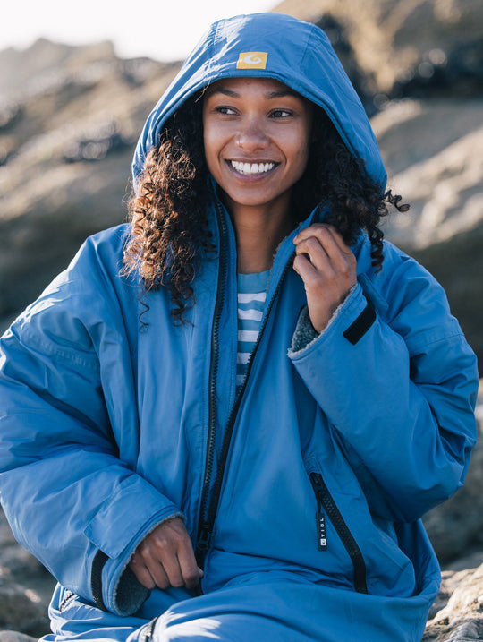 TIDL Adventure Robe - Waterproof Changing Robe With Warm Fleece